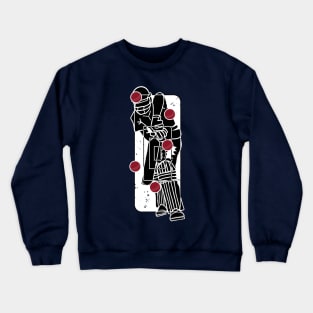 Cricket Bowler Target Practice Cricket Fan Crewneck Sweatshirt